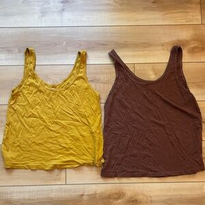 Women's Yellow and Brown Mate the Label